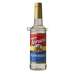 Torani sirô bạc hà trắng peppermint – chai 750ml