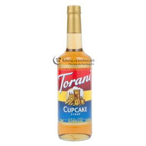 Torani sirô vị bánh cupcake – chai 750ml