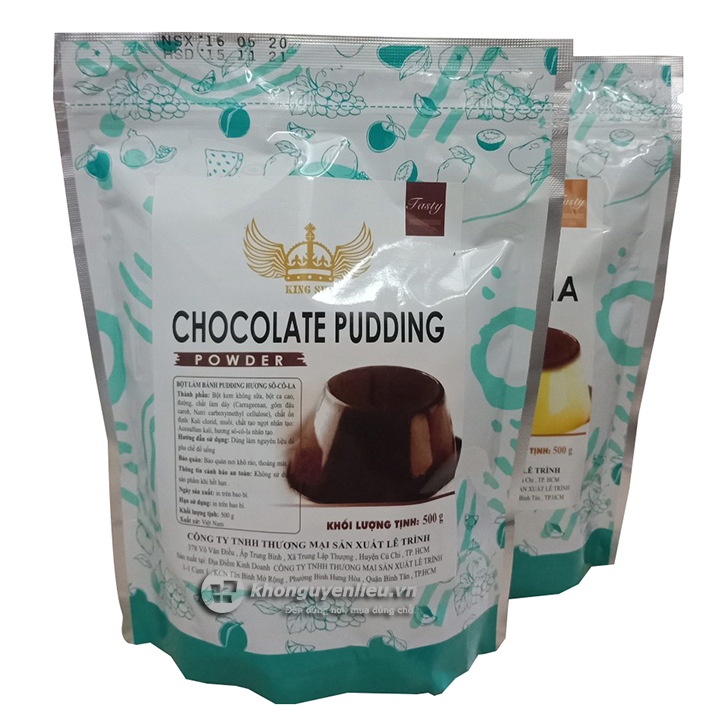Bột Pudding Socola Kingsun 500Gr
