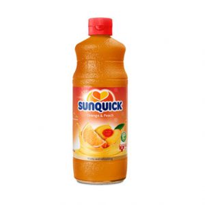 Syrup Sunquick Cam Đào 850ml
