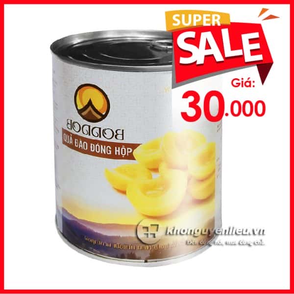 Đào Ngâm BoddoB 820g