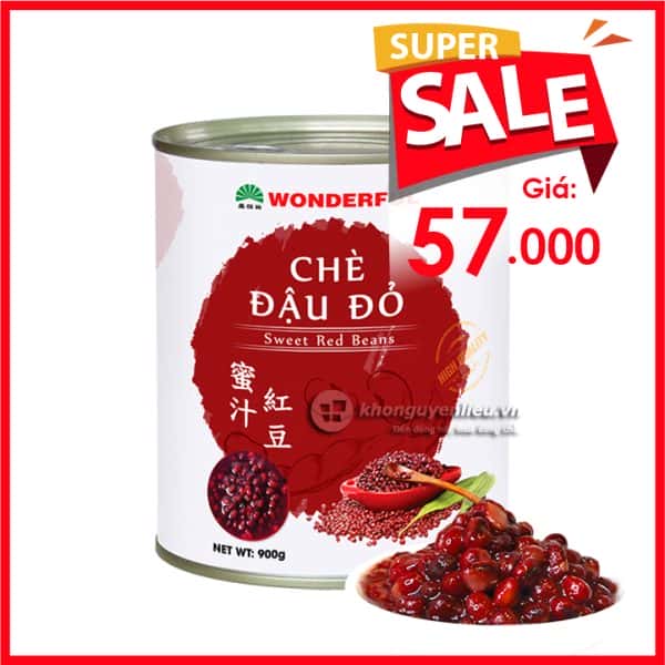 Chè Đậu Đỏ Wonderful 870gr