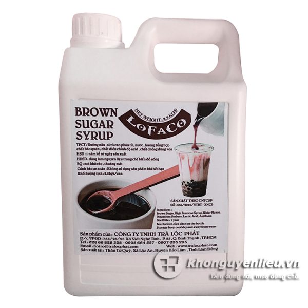 Syrup Đường Đen Lofaco