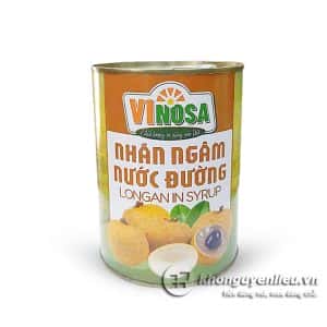 Nhãn Ngâm Nước Đường Vinosa 565Gr