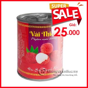 Vải Thiều Nước Đường 565g