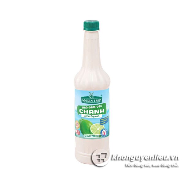Syrup Đậm Đặc Golden Farm Chanh 700ml