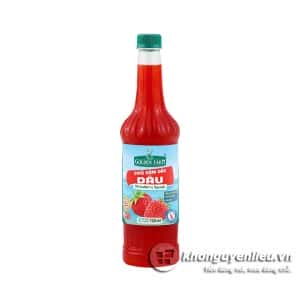 Syrup Đậm Đặc Golden Farm Dâu 700ml