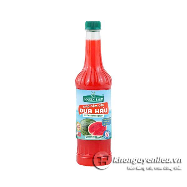 Syrup Đậm Đặc Golden Farm Dưa Hấu 700ml