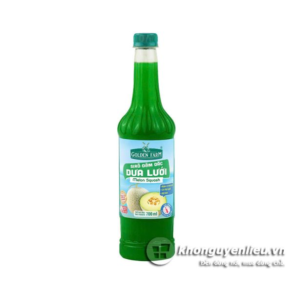 Syrup Đậm Đặc Golden Farm Dưa Lưới 700ml