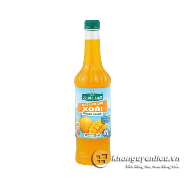 Syrup Đậm Đặc Golden Farm Xoài 700ml