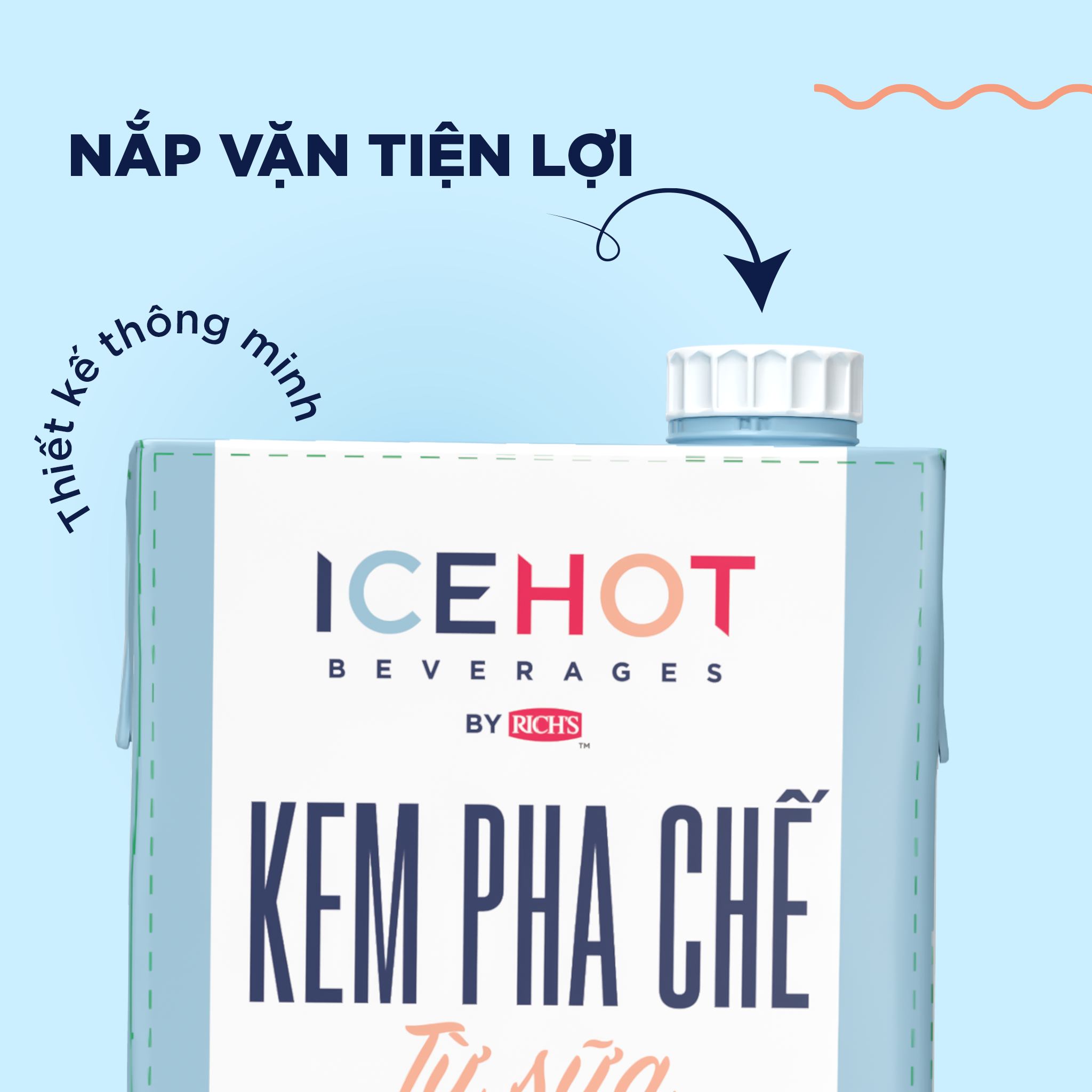 Kem Pha Chế Từ Sữa ICEHOT (Raw Milktea Base) - Ảnh 2