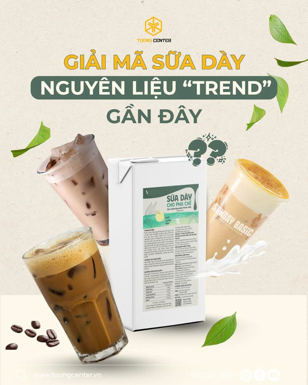 Sữa dày dùng cho pha chế Vietblend - 1L - Ảnh 3
